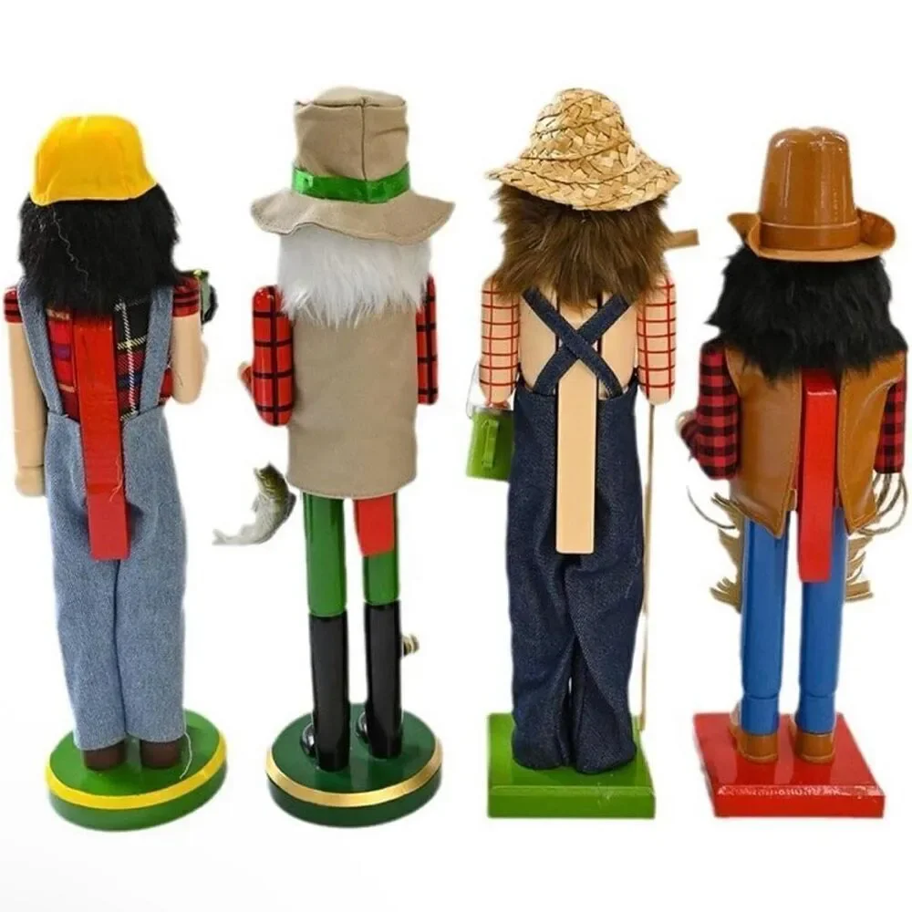 Cowboy Nutcracker 15” Western Figure Womens Boys Christmas Home Decor New